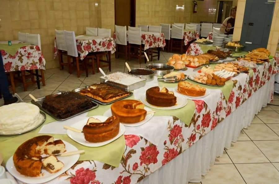 Hotel Novo Tamburi Santa Terezinha do Itaipu Exteriér fotografie